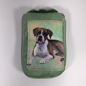 Pet Lover Totes BOXER DOG Zipper Tote Bag Reusable Grocery 14x15 New Tag